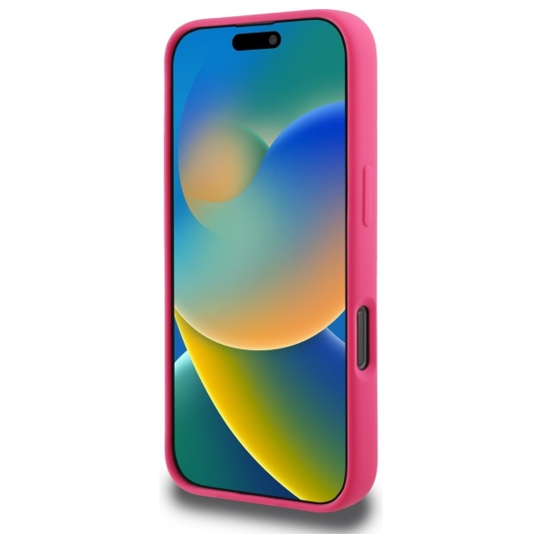 Etui Karl Lagerfeld iPhone 16 Pro fuksja/fuschia HC MagSafe Sil Choupette Head Print