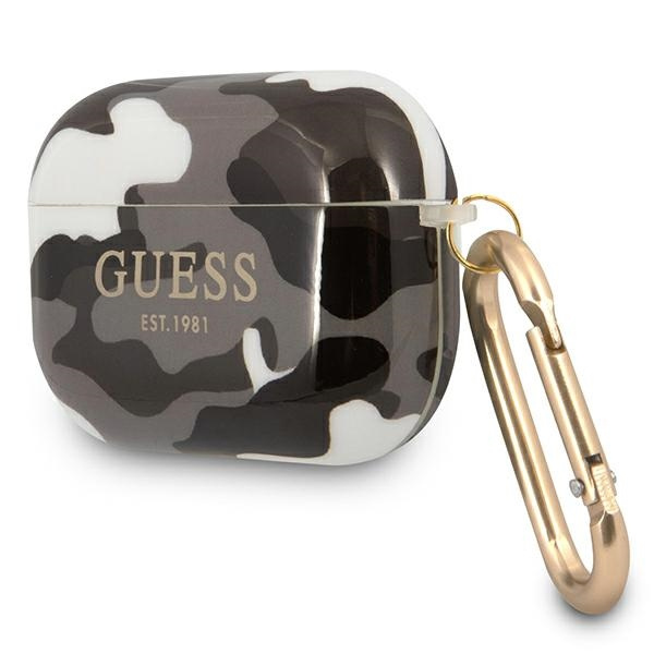 Guess Apple GUAPUCAMG AirPods Pro Hülle schwarz / schwarz Camo Collection