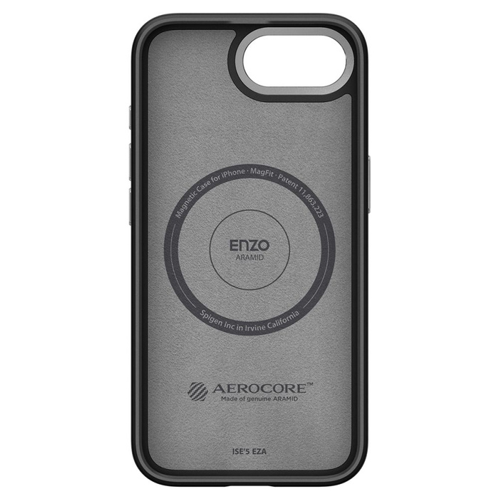SPIGEN ENZO ARAMID MAG MAGSAFE IPHONE 16E MATT SCHWARZ