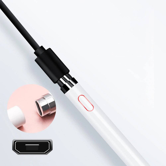 Stylusové pero Cartinoe pro iPad s 1,5 mm tenkým hrotem bílé barvy