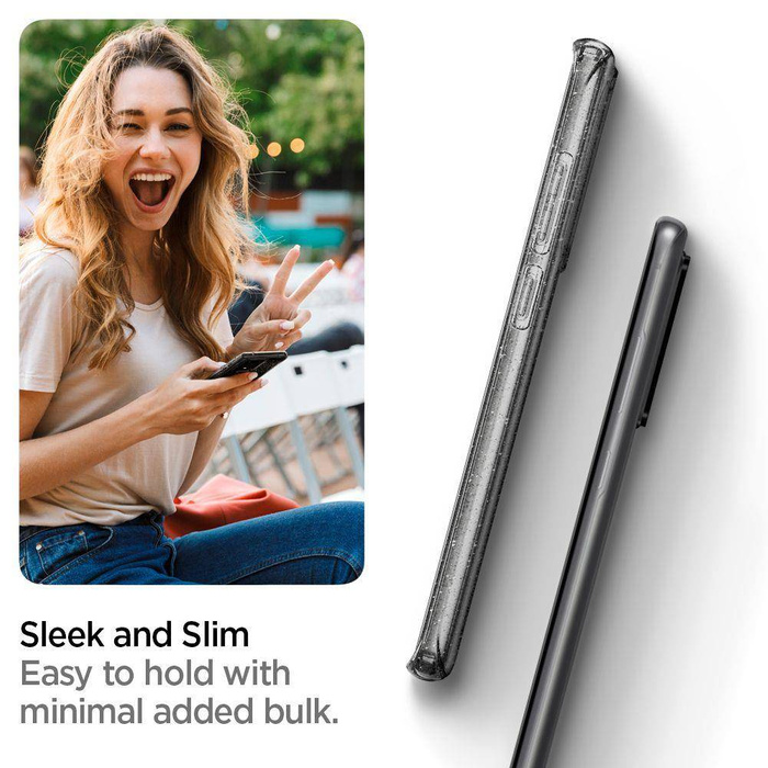 Case Spigen Liquid Crystal Samsung Galaxy S20 Ultra Glitter Transparent Case