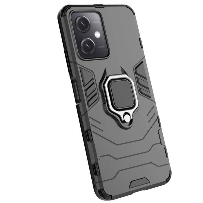 Ring Armor Case pro Xiaomi Redmi Note 12 5G / Poco X5 5G Armor Cover Magnetický držák Ring Black