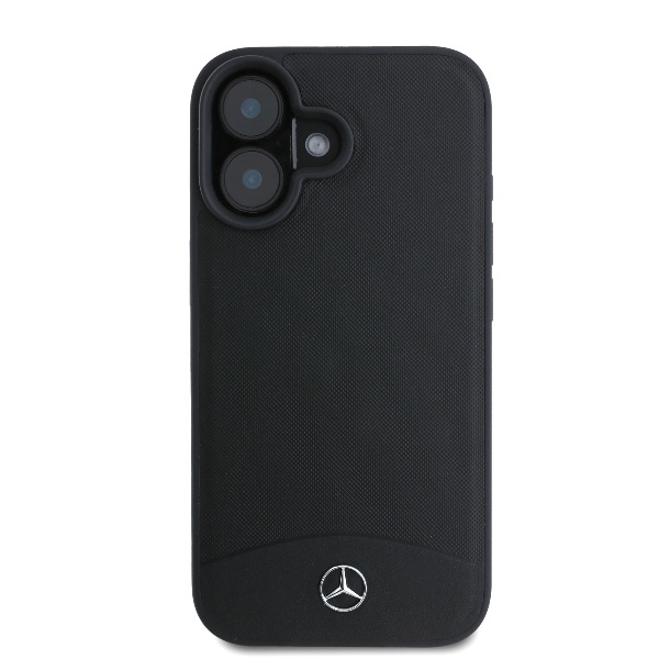 Etui Mercedes iPhone 16 Plus 6.7" czarny/black hardcase Leather Urban