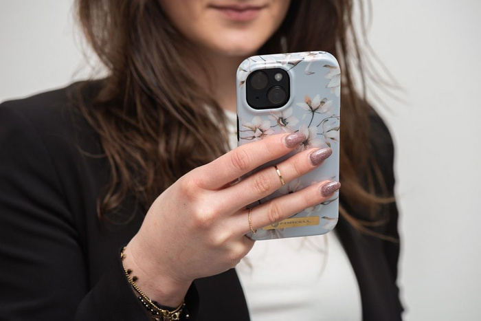 FORCELL F-PROTECT Mirage futerał kompatybilny z MagSafe do IPHONE 14 Plus spring flowers