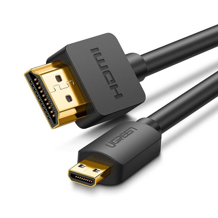 Kabel UGREEN Micro HDMI - HDMI 4K 3D 1,5 m černý