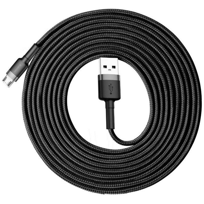 Cable Micro USB Baseus Cafule 2A 3m black-grey