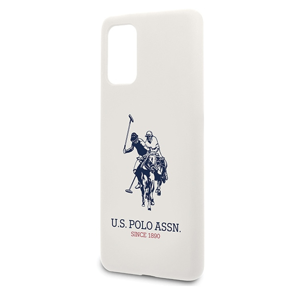  US POLO Samsung Galaxy S20 Plus Silicone Collection Funda blanca