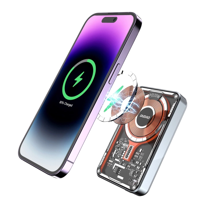 Dudao TGK1 Powerbank mit MagSafe kabellosem Ladegerät 20W 10000mAh schwarz (TGK1-black)