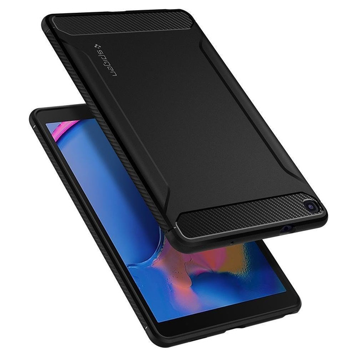 Telefontok SPIGEN Rugged Armor Galaxy Tab A 8.0 S-Pen 2019 P200/P205 S-Pen 2019 P200/P205 matt fekete tok