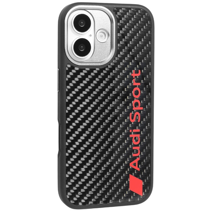 Etui Audi R8 Carbon Fiber MagSafe do     iPhone 17 czarny