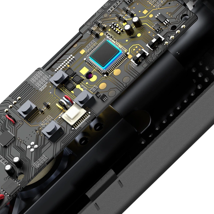 Baseus CRCQ000001 Mini-Reifenkompressor für Zigarettenanzünder – Schwarz