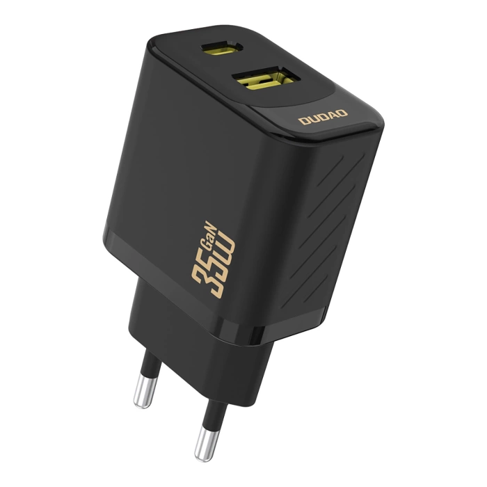 Dudao A27 MaxC 35W GaN Wall Charger + USB-C Cable - Black