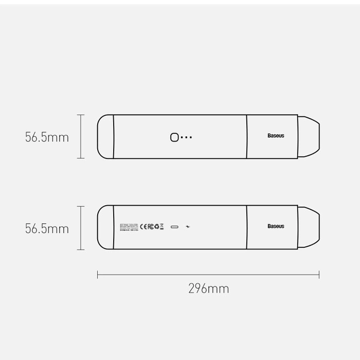 Baseus A3 Aspirapolvere senza fili 135 W 15000 Pa argento (CRXCQA3-0S)