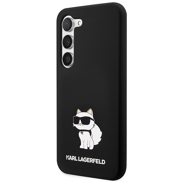 Obal Karl Lagerfeld Silicone Nft Choupette - Obal Samsung Galaxy S23 (černý) Case