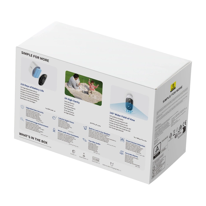 Kamera zewnętrzna Baseus N1 (Biała)