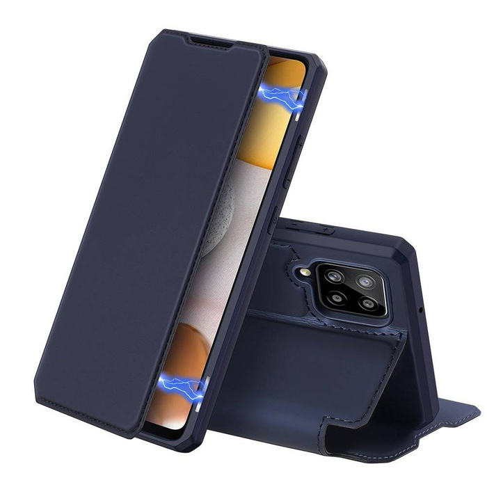 Kryt DUX DUCIS Skin X Holster Cover pro Samsung Galaxy A42 5G modrý