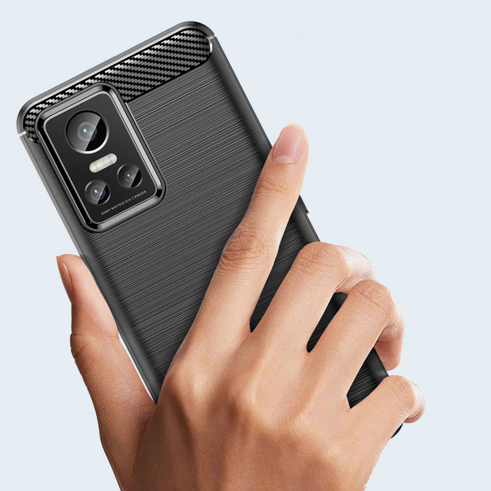 Carbon Case Flexibilní kryt pro Realme GT Neo 3 černý