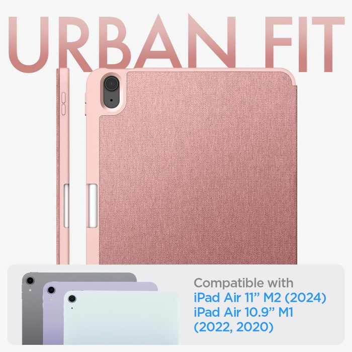 Hülle Spigen iPad Urban Fit Air 10.9 4 / 5 / 2020-2022 / 6 7 / 2024-2025 Rose Gold Case