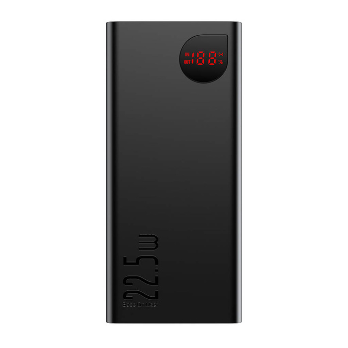 Baseus Adaman Powerbank mit Schnellladung 20000mAh 22,5W + USB C 3A Kabel 0,3m schwarz