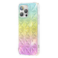 Custodia Kingxbar Miya Series per iPhone 14 Plus cover posteriore cover posteriore arcobaleno