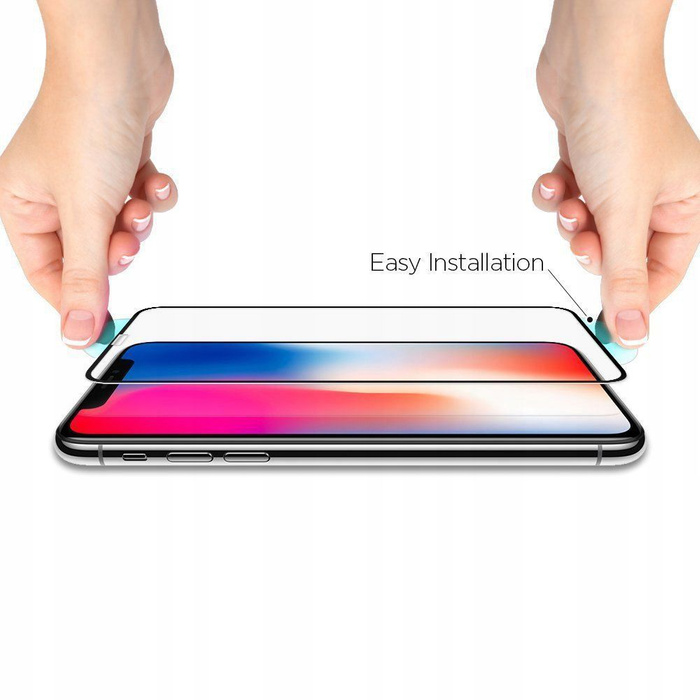 SPIGEN Iphone 11 / Xr Glas.Tr Hd Vollverklebung Schwarz