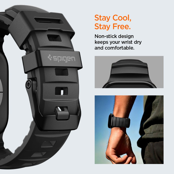 Spigen WBS2 BAND Apple Watch 8 / 9 / 10 / 11 / SE / ULTRA (44 / 45 / 46 / 49 MM) NOIR