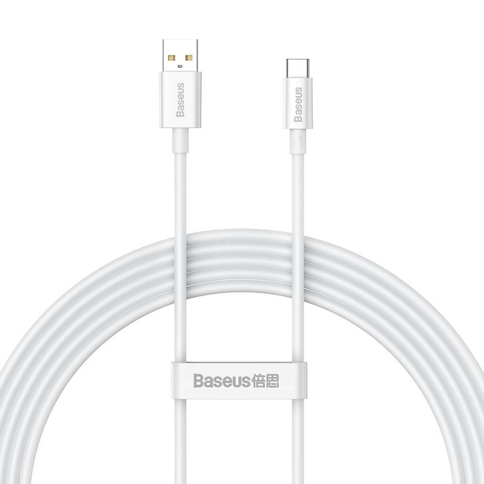 [RETURNED ITEM] Rychlý nabíjecí kabel Baseus Superior Series USB-A - USB-C 100W 480Mbps 2m bílý