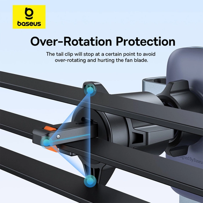 Baseus Metal Age 3 BS-CM028 gravity car air vent holder - gray