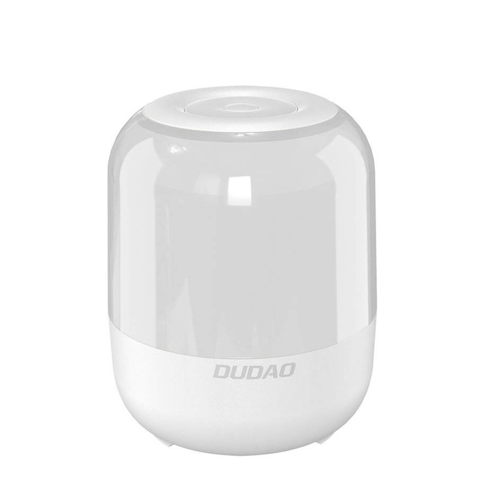 Dudao altoparlante wireless Bluetooth 5.0 RGB 5W 1200mAh bianco (Y11S-bianco)