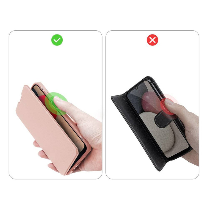 DUX DUCIS Skin X Holster Cover für Samsung Galaxy A02s EU pink