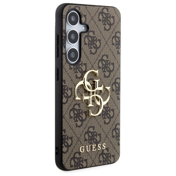 Etui Guess GUHCS24S4GMGBR Samsung Galaxy S24 S921 brązowy/brown hardcase 4G Big Metal Logo Case
