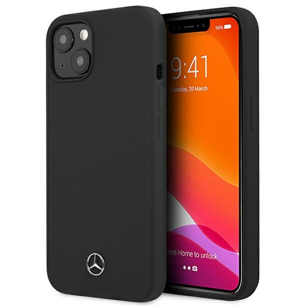 Hülle MERCEDES Apple iPhone 13 Mini Silikon-Zeile Schwarz Hardcase