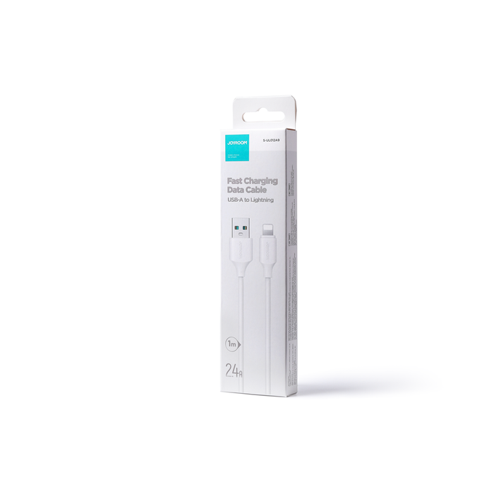 Câble de charge/données USB Joyroom - Lightning 2.4A 1m Blanc (S-UL012A9)