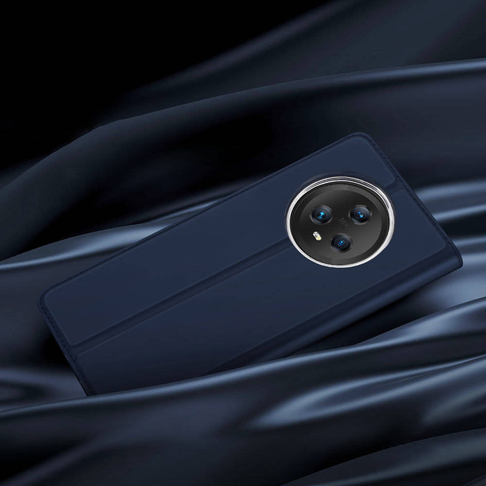 Dux Ducis Skin Pro Funda para Honor Magic5 Flip Card Wallet Stand Azul