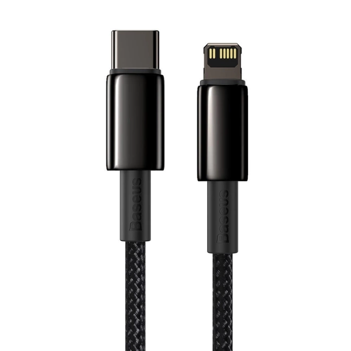 Baseus CATLWJ-A01 Lightning - USB-C PD 20W 480Mb/s 2m cable - black