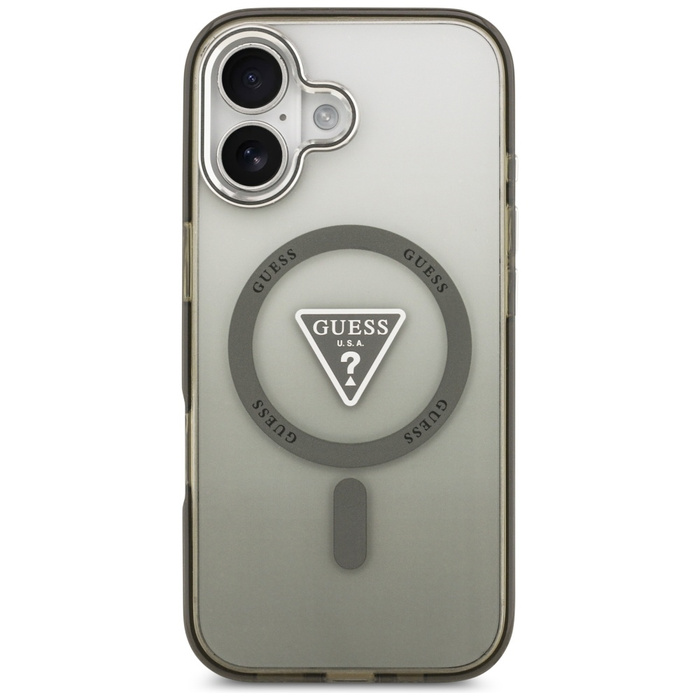 Etui Guess IML Gradient Triangle Logo    MagSafe do iPhone 17 khaki