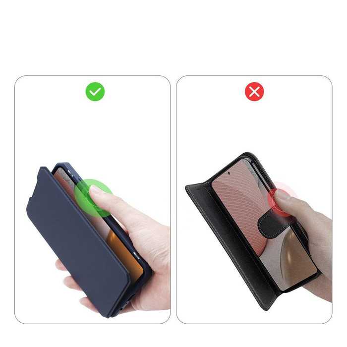 Kryt DUX DUCIS Skin X Holster pro Samsung Galaxy A72 4G modrý