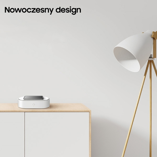 Stérilisateur UNIQ LYFRO Air Capsule UV-C Chargeur Induction 10W Blanc