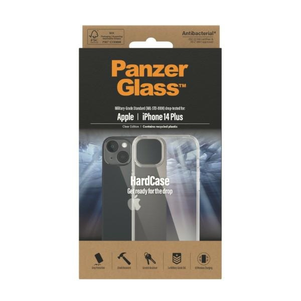 PanzerGlass HardCase iPhone 14 Plus 6,7" Antibakteriell Militärisch transparent 0403
