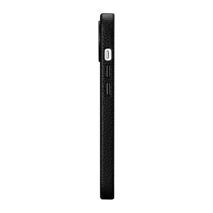iCarer Litchi Premium Funda de cuero iPhone 14 Plus Funda de cuero magnética con MagSafe Negro (WMI14220711-BK)