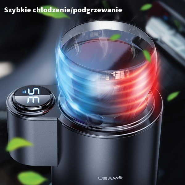 USAMS italmelegítő autóhoz fekete színben