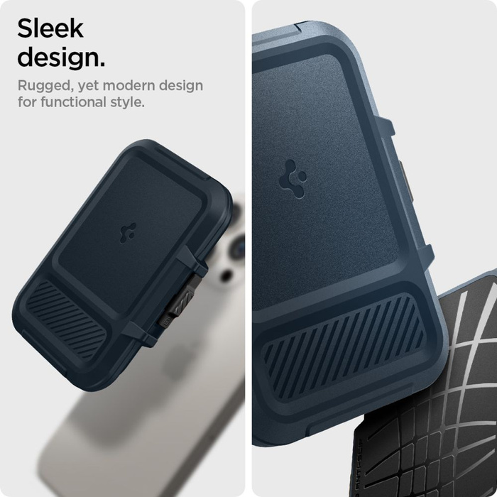 WALLET MagASEF Spigen LOCK FIT UNIVERSAL CARD HOLDER NAVY BLUE