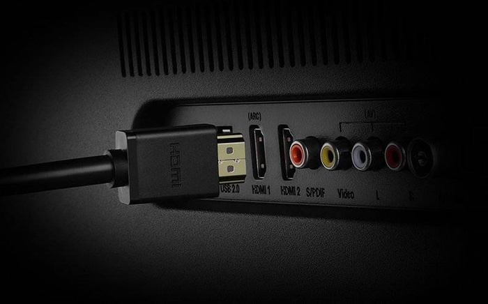 Ugreen câble cordon adaptateur prise Rallonge HDMI (femelle) - HDMI (mâle) 4K 10,2 Gbps 340 Mhz audio ethernet 0,5 m noir (HD107 10140)