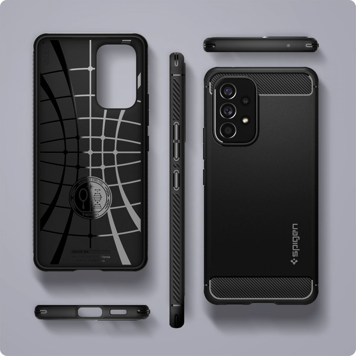 Coque Spigen Rugged Armor Samsung Galaxy A53 5G MATTE Noir