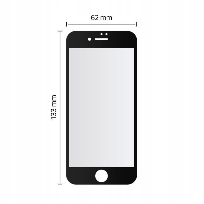 Vetro ibrido HOFIUltraflex Glass Apple iPhone 7/8/9 Nero