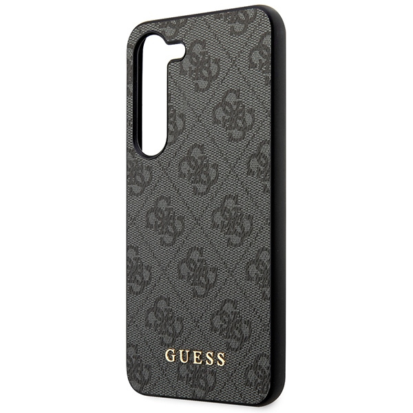 Hülle Guess GUHCS23MG4GFGR S23 Plus S916 grau/grau hartcase 4G Metall Gold Logo