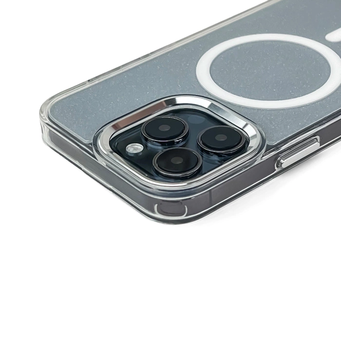 Glitter Case MagSafe Compatible for iPhone 17 Pro - Semi-Transparent