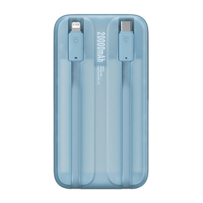 Powerbank Baseus Comet with USB to USB-C cable, 10000mAh, 22.5W (blue)