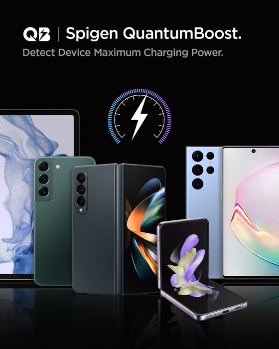 Nabíječka Spigen Pc2200 ARCstanice 2-portová nabíječka do auta Pd75w černá