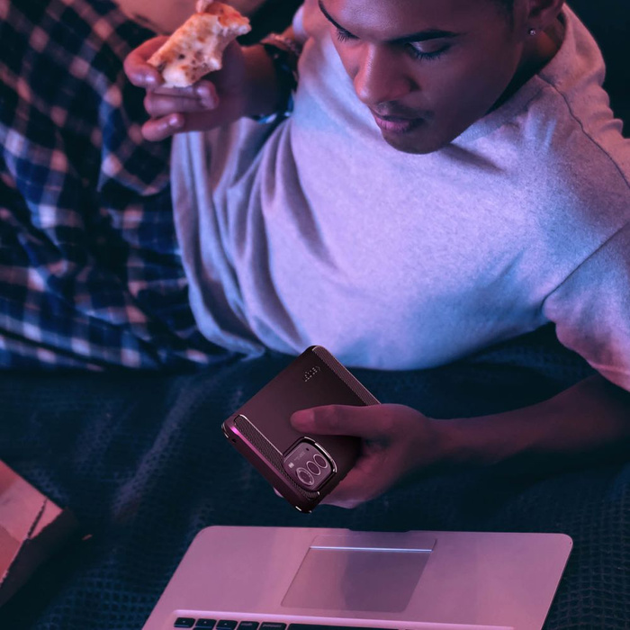 Spigen Rugged Armor MOTOROLA EDGE 2022 MATTE NEGRO